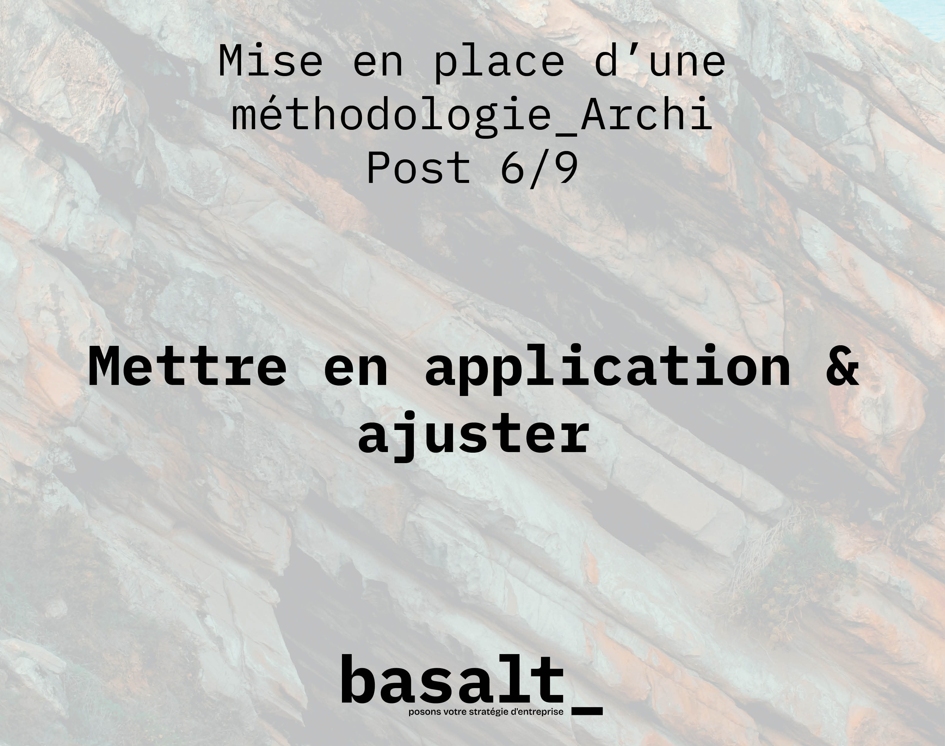 Mettre en application & ajuster