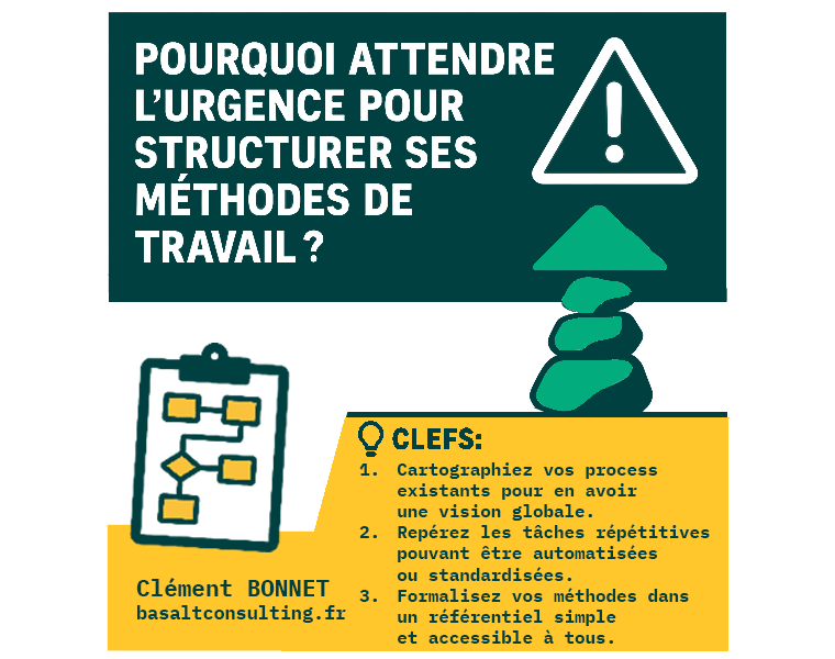 Pourquoi attendre l’urgence pour structurer ses méthodes de travail ?